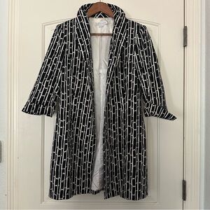 Garfield & Marks Black White Pattern Jacket 6